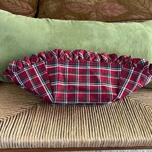 Longaberger Plaid Tidings Liner -Used EC
